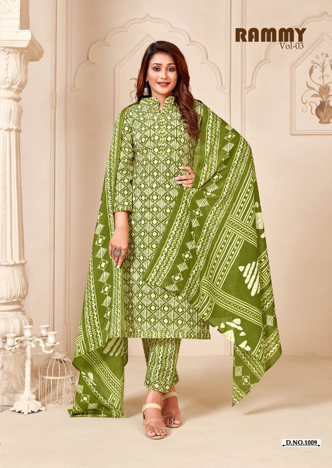 Rammy Vol 3 By Skt Printed Cotton Dress Material Catalog